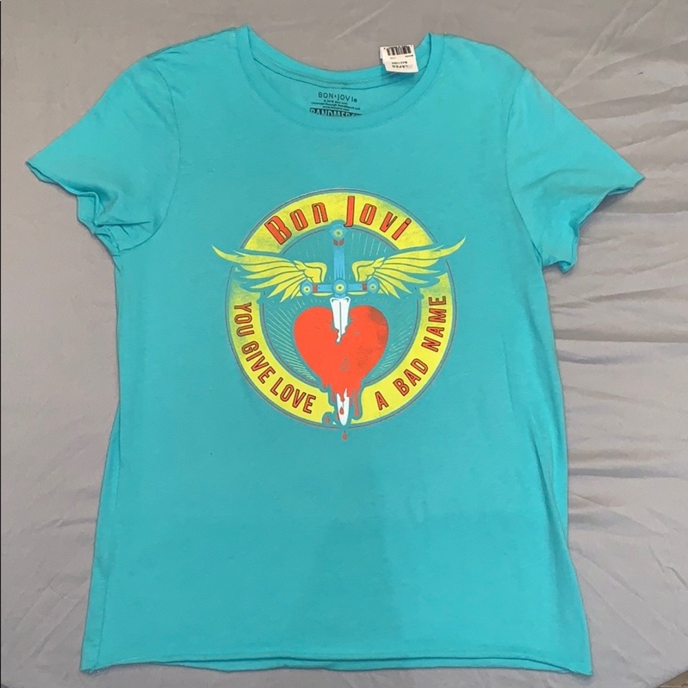 JUNIORS  sized Medium Bon Jovi T Shirt